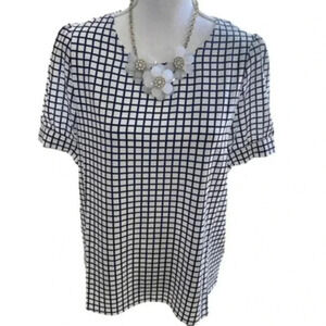 Adrianna PAPELL Puff sleeve button bac…